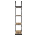 vidaXL Étagère chêne artisanal 80 x 30 x 146 cm Bois d'ingénierie