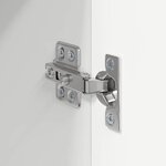 vidaXL Meuble TV mural Blanc 30 x 31 x 80 cm Bois d'ingénierie