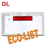 Lot de 100 pochettes documents ci-inclus eco-list dl