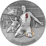 Pièce de monnaie en Argent 2000 Francs g 62.2 (2 oz) Millésime 2024 Robert Lewandowski TOP SCORER