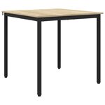 vidaXL Table de salle à manger / Table de repas MÉTAL