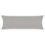 vidaXL Voile d'ombre 2 x 6 m HDPE Rectangulaire Gris clair et blanc