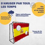 Best Sporting 11053-11062 - But de football 213 x 152 x 76 cm en noir avec cible de tir "Espagne"