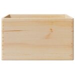vidaXL Boîte en bois avec poignées 40x30x23 cm bois de pin massif
