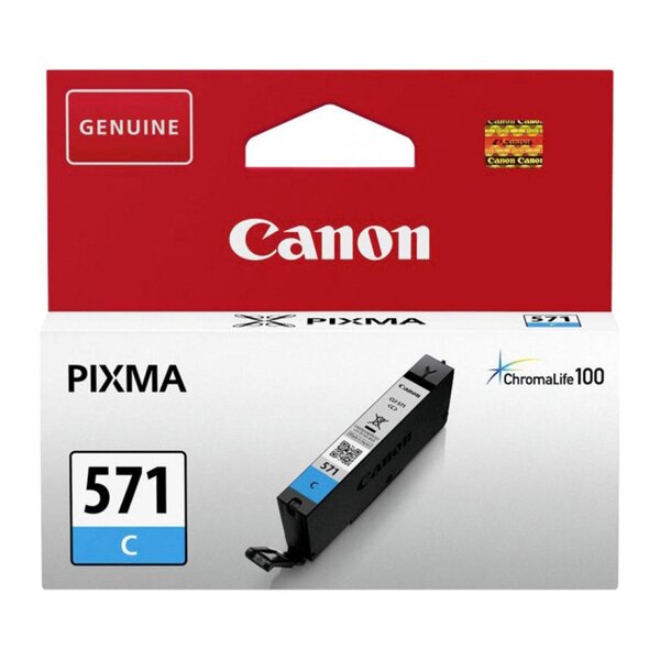 Canon cartouche d’encre pixma chromalife 100 571 cyan (lot de 2)