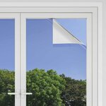 vidaXL Film solaire réfléchissant statique Argent 90 x 2000 cm PVC