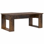 vidaXL Ensemble de tables basses 2 Pièces Chêne fumé Bois d'ingénierie