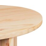 vidaXL Table basse 2 Pièces Naturel Bois de pin massif