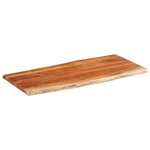 vidaXL Dessus de table 140x60x2 5cm rectangulaire bois massif d'acacia