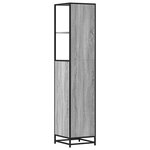 vidaXL Armoire de salle de bain sonoma gris 35x37 5x166 cm