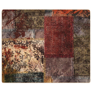 vidaXL Coureur de Tapis MARSA Multicolore 80 x 100 cm Polyester et PVC