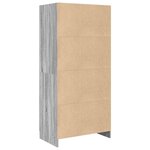 vidaXL Garde-robe Sonoma gris 82 5x51 5x180 cm Bois d'ingénierie