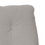 vidaXL fauteuil Gris clair 69 x 74 x 93 cm Tissu Sherpa