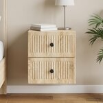 vidaXL Cabinet de chevet mural Chêne Sonoma 33 x 34 5 x 40 cm