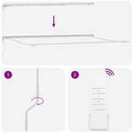 vidaXL Auvent rétractable automatique bordeaux 600x300 cm