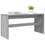 vidaXL Meuble TV Gris Sonoma 80 x 30 x 40 cm Bois d'ingénierie