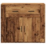 vidaXL Buffet vieux bois 80x33x70 cm bois d'ingénierie