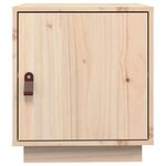 vidaXL Table de chevet 40x34x45 cm Bois de pin solide