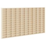 vidaXL Vitrine Murale Montage mural Beige 98 x 4 5 x 55 cm