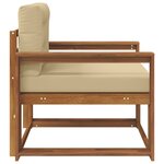 vidaXL Sofa de milieu extérieur Naturel
