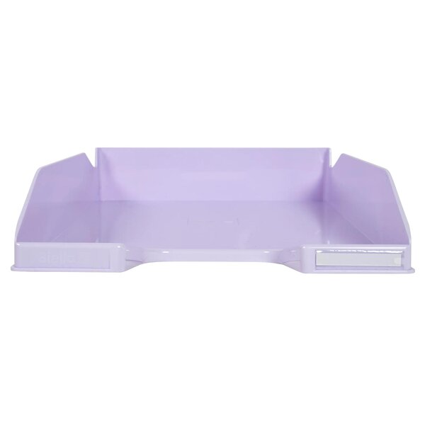 Corbeille À Courrier Combo Midi Aquarel - Mauve - Exacompta