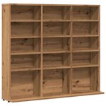 vidaXL Armoire à CD chêne artisanal 100x23x89 5 cm bois d'ingénierie
