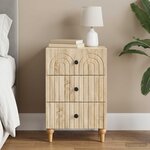 vidaXL Cabinet de chevet avec tiroir Chêne Sonoma 43 x 41 x 66 5 cm