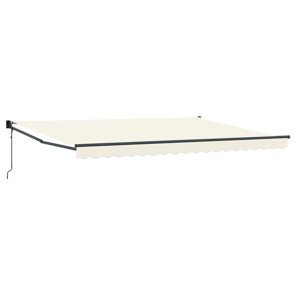 vidaXL Auvent rétractable électrique Crème 4 x 2 m