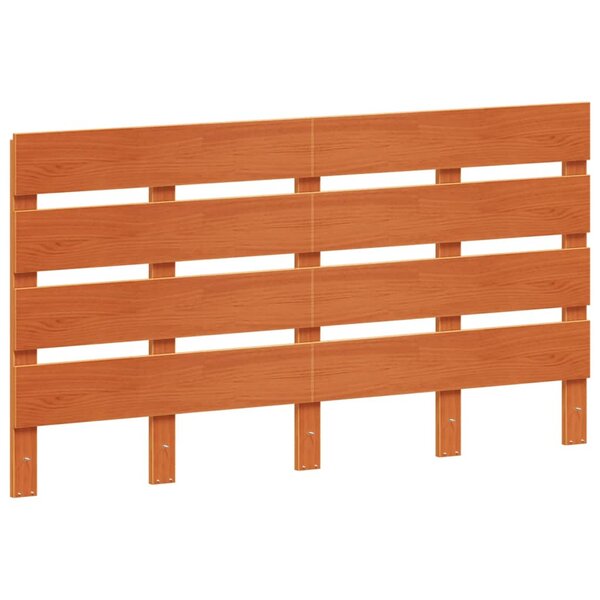 vidaXL Tête de lit cire marron 150 cm bois massif de pin
