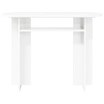 vidaXL Table console Blanc 100 x 39 5 x 75 cm Bois d'ingénierie