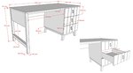 Bureau sezane couleur clay/noix