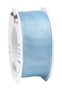 Organza four seasons 25-m-rouleau 40 mm  cristal laitonné