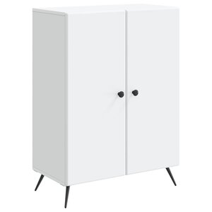vidaXL Buffet Blanc 66 x 34 5 x 90 cm Bois d'ingénierie