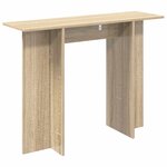 vidaXL Table console Chêne Sonoma 100 x 30 x 75 cm Bois d'ingénierie