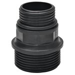 Vidaxl tuyau d'aspiration avec raccords 7 m 22 mm noir