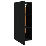 vidaXL Armoire suspendue Noir 35x34x90 cm Bois d'ingénierie