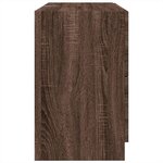 vidaXL Armoire d'évier chêne marron 78x37x59 cm bois d'ingénierie