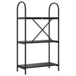 vidaXL Étagère Chêne noir 60 x 30 x 109 cm Bois d'ingénierie