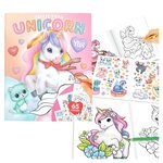 create your unicorn - livre de stickers à colorier