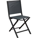 Chaise pliante en aluminium ida (lot de 2)