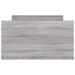 vidaXL Cadre de lit tête de lit et pied de lit sonoma gris 90x200 cm