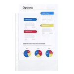 Sachet de 50 pochettes perforées polypropylène lisse 6/100e - A4 - Cristal EXACOMPTA