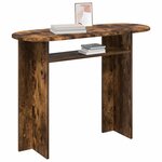 vidaXL Table console Chêne fumé 100 x 39 5 x 75 cm Bois d'ingénierie