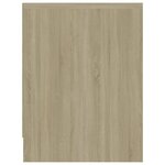 Vidaxl tables de chevet 2 pièces chêne sonoma 40 x 30 x 40 cm aggloméré