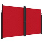 vidaXL Auvent latéral rétractable rouge 200x600 cm