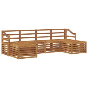 vidaXL Ensemble de canapés d'extérieur 6 pc Naturel
