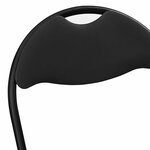 vidaXL Chaise pliante 8 pc Simili cuir Noir 48 x 43 5 x 81 cm