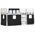 vidaXL Lit superposé sans matelas 90x190 cm bois de pin massif