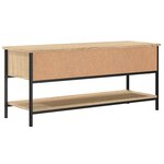 vidaXL Meuble TV Chêne Sonoma 100x35x45 cm Bois d'ingénierie