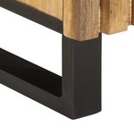 vidaXL Armoire lavabo de salle de bain 62x34x58cm manguier massif brut